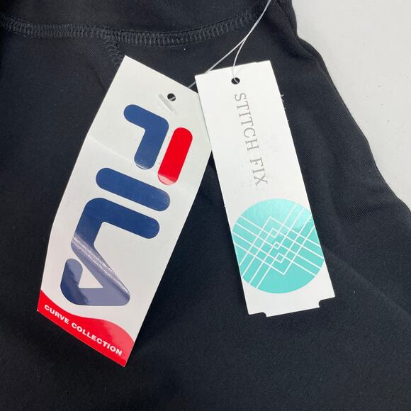 Fila Plus Size 1X Practice Pullover Hooded Top Jersey Knit Activewear Workout - Picture 12 of 12